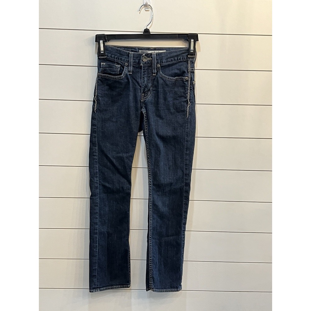 BKE Asher Jeans Womens Size 25S Blue Denim Medium Wash Mid Rise
